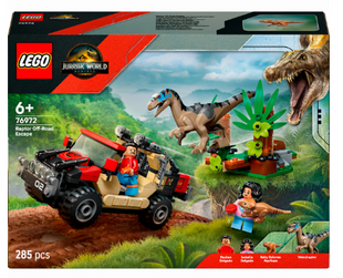 Конструктор LEGO Jurassic World Втеча по бездоріжжю від раптора фото