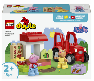 Конструктор LEGO DUPLO Peppa Pig Трактор і ринок фото