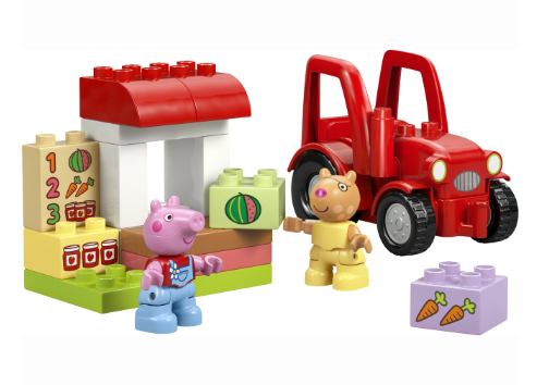 Конструктор LEGO DUPLO Peppa Pig Трактор і ринок фото