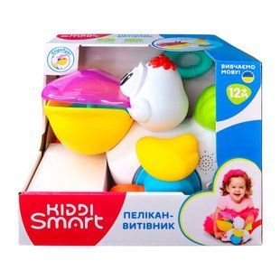 Іграшка-каталка KIDDI SMART &ndash; ПЕЛІКАН-ВИТІВНИК (українська) фото